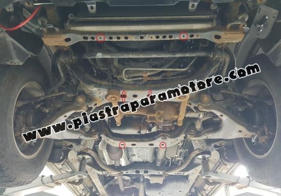 Piastra paramotore di acciaio Toyota Land Cruiser 150