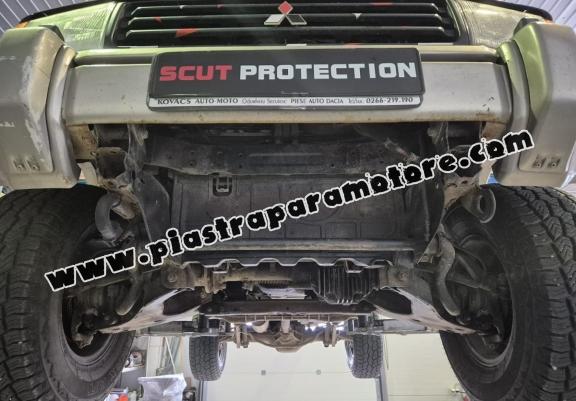 Piastra paramotore di acciaio Mitsubishi Pajero 3 (V60, V70)
