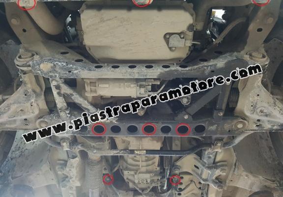 Piastra paramotore di acciaio Mercedes Viano W447 2.2 D, 4x2 