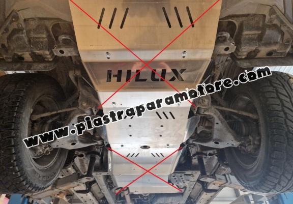 Piastra paramotore di alluminio Toyota Hilux Revo