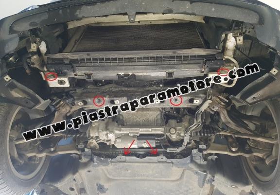 Piastra paramotore di acciaio Mercedes C-Class W205 4x4