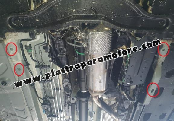 Protezione di acciaio per il EGR, system STOP&GO Dacia Duster