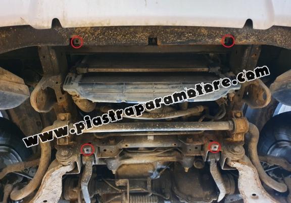 Protezione di acciaio per il radiatore Fiat Fullback