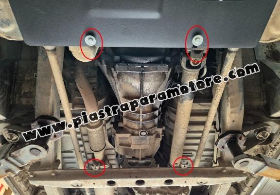 Protezione di acciaio per il cambio Hyundai Terracan