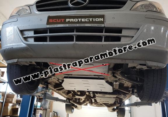 Protezione di acciaio per il cambio Mercedes Vito W639 - 2.2 D 4x2