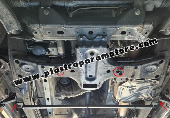 Protezione di acciaio per la differenziale e il cambio Volkswagen Amarok -  V6 automat