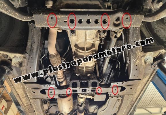 Protezione di acciaio per il cambio Isuzu D-Max