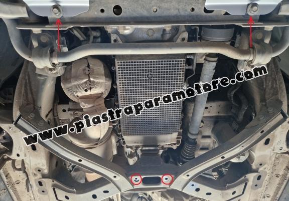 Protezione di acciaio per il cambio automatique Ford Ranger