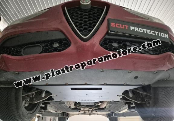 Piastra paramotore di alluminio Alfa Romeo Stelvio