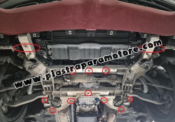 Piastra paramotore di alluminio Alfa Romeo Stelvio