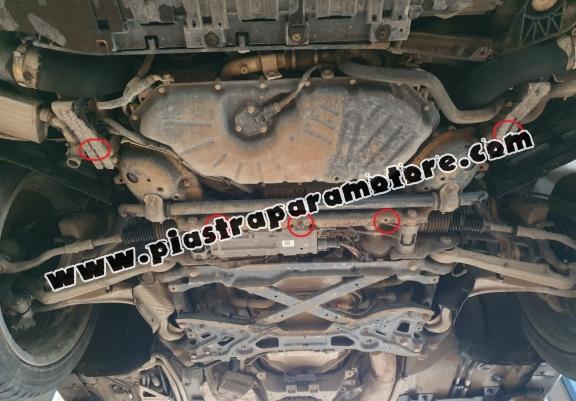 Piastra paramotore di acciaio Audi A8