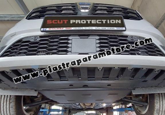 Piastra paramotore di acciaio Dacia Sandero 3