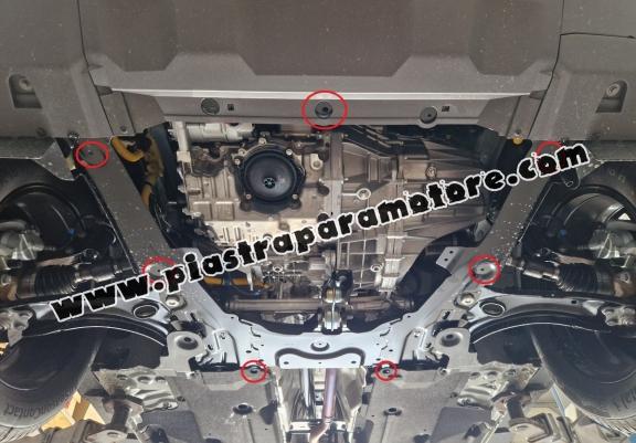 Piastra paramotore di alluminio Dacia Bigster - 4x4 +4x2