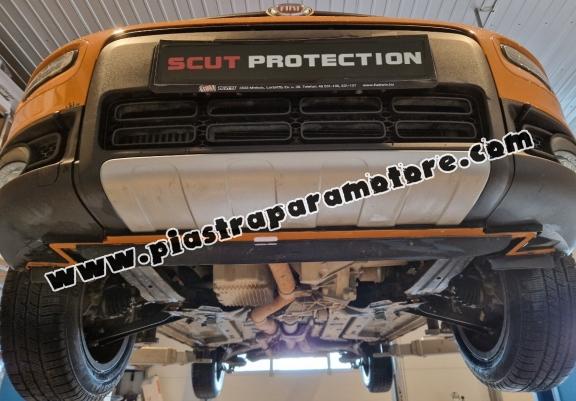 Piastra paramotore di acciaio Fiat Panda 4x4