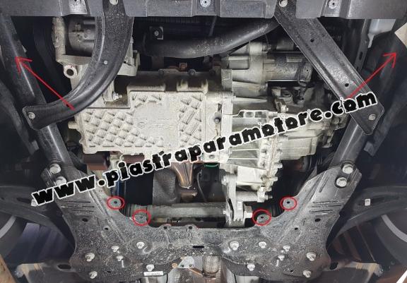 Piastra paramotore di acciaio Fiat 500x