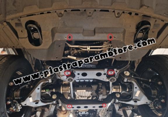 Piastra paramotore di acciaio Evo Cross 4