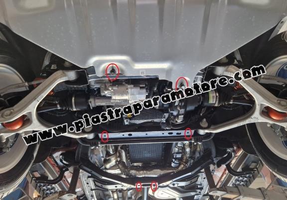 Piastra paramotore di alluminio Ford Ranger Raptor