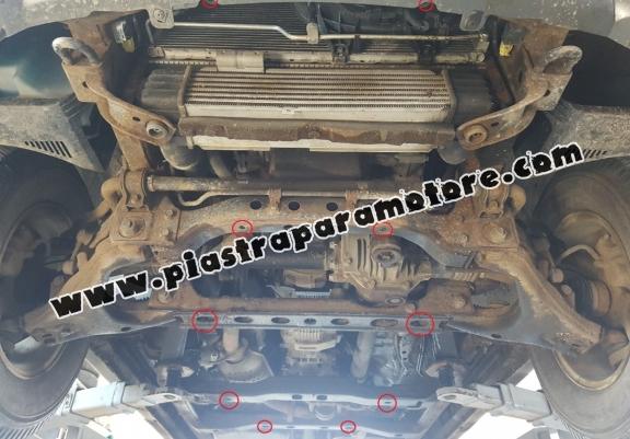 Piastra paramotore di acciaio Kia Sorento