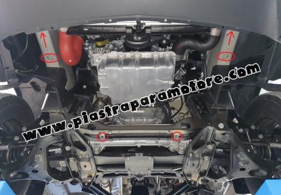 Piastra paramotore di acciaio Mercedes Sprinter 907 4x4