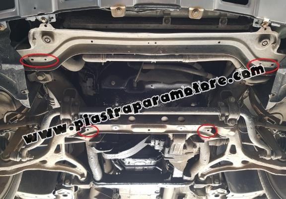 Piastra paramotore di acciaio Mercedes ML W164