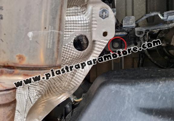 Piastra catalizzatore/cat lock di acciaio Renault Master 3