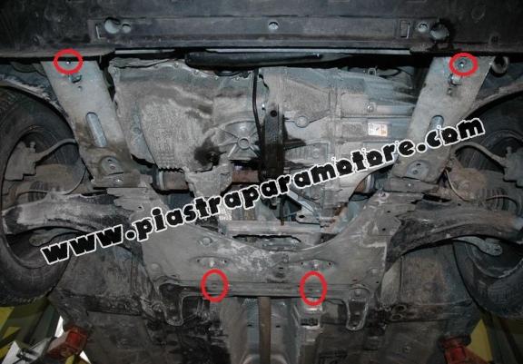 Piastra paramotore di acciaio Renault Megane 2