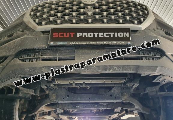 Piastra paramotore di acciaio Ssangyong Musso Grand