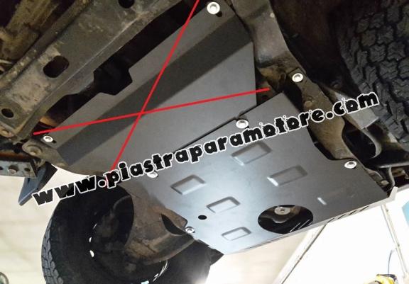Piastra paramotore di acciaio Daihatsu Terios