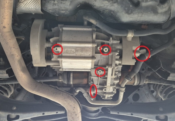 Protezione di acciaio per il differenziale  Baic Beijing BJ30