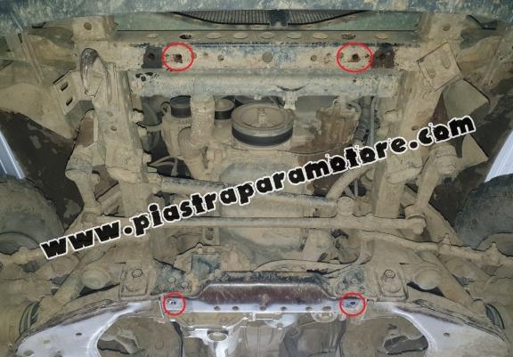 Piastra paramotore di acciaio Toyota Hilux