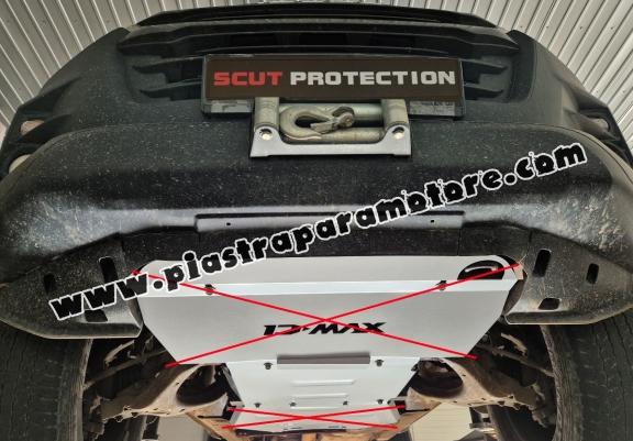Piastra paramotore di acciaio Isuzu D-Max