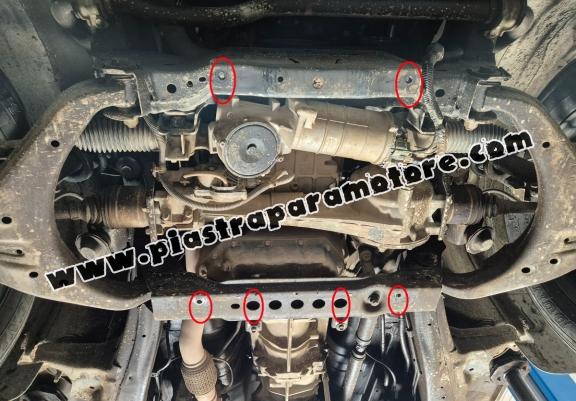 Piastra paramotore di acciaio Isuzu D-Max