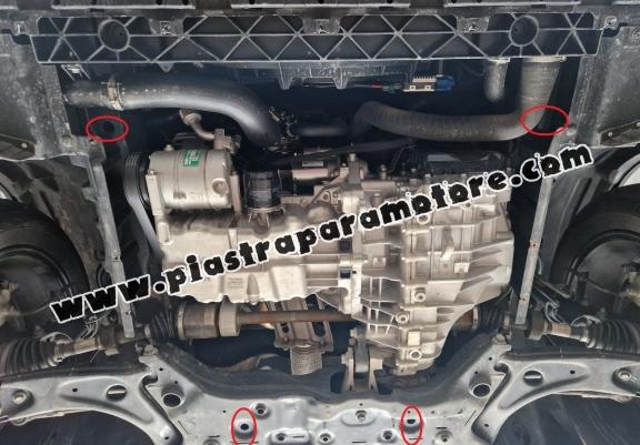 Piastra paramotore di alluminio BAIC Beijing X75