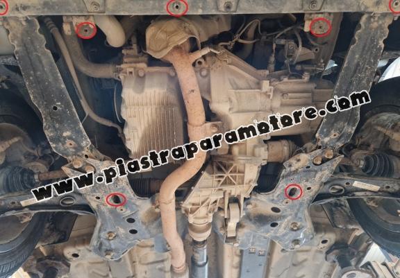 Piastra paramotore di acciaio Fiat Panda 4x2
