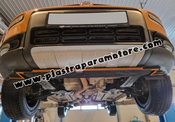 Piastra paramotore di acciaio Fiat Panda 4x2