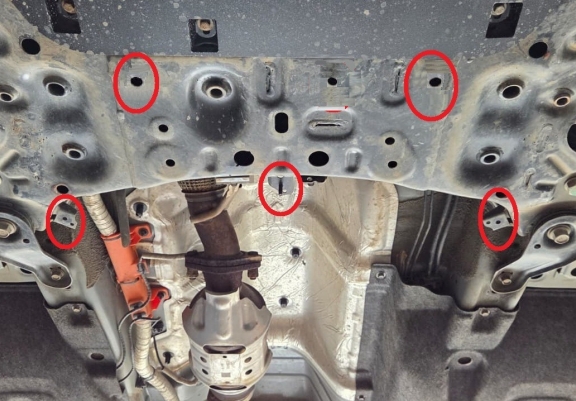 Piastra paramotore di acciaio Hyundai Tucson