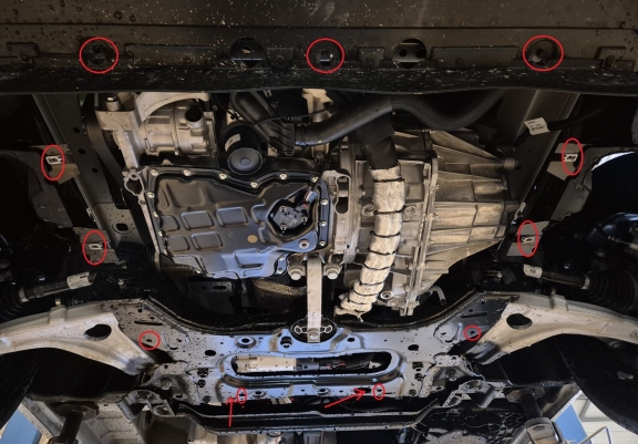 Piastra paramotore di Alluminio Renault Master