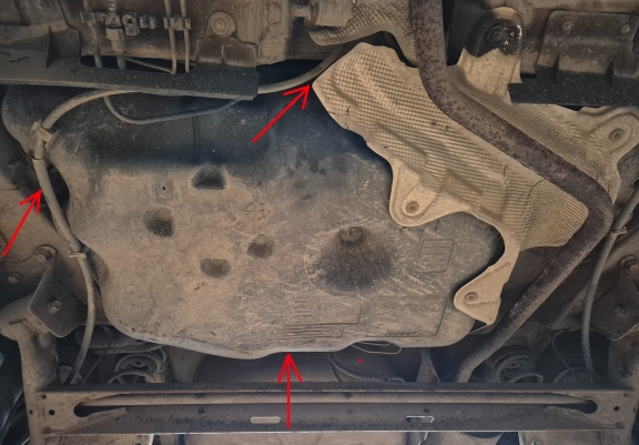 Protezione di acciaio per il serbatoio Dacia Sandero