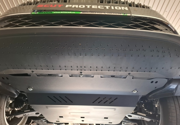 Piastra paramotore di acciaio Skoda Superb 4