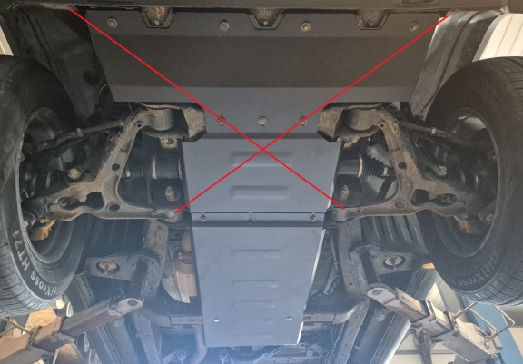 Protezione di acciaio per il cambio Baic Beijing BJ40