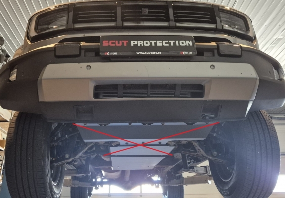 Protezione di acciaio per il cambio Baic Beijing BJ40