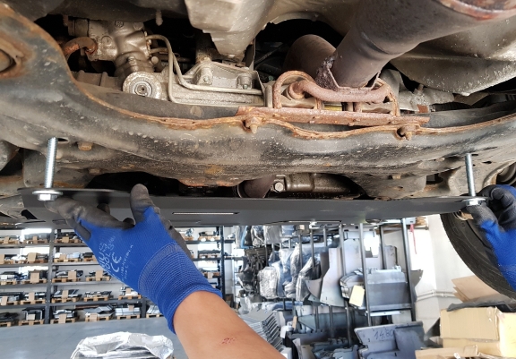 Piastra paramotore di alluminio Seat Toledo