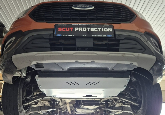 Piastra paramotore di alluminio Ford Transit FWD