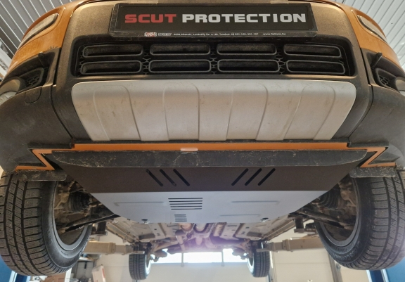 Piastra paramotore di acciaio Fiat Panda 4x2