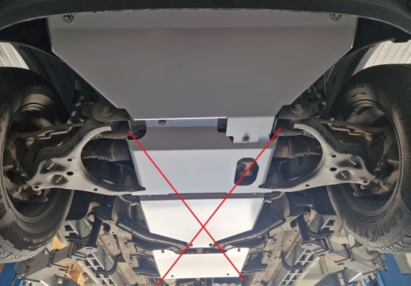 Protezione di alluminio per il radiatore Volkswagen Amarok