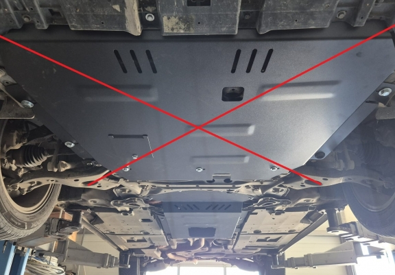 Piastra catalizzatore/cat lock di acciaio Toyota Prius 3