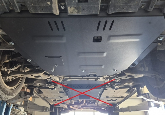 Piastra paramotore di acciaio Toyota Verso