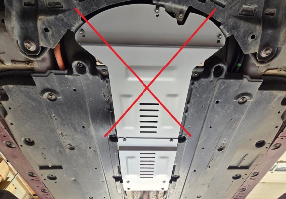 Protezione / blocco catalizzatore in alluminio per Toyota Prius