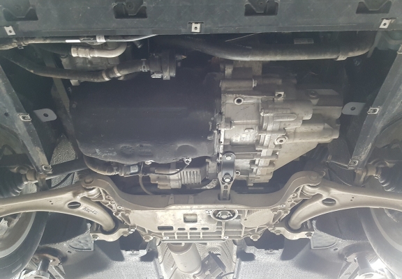 Piastra paramotore di alluminio Audi Q3
