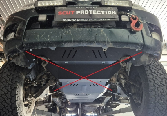 Protezione di acciaio per il cambio Toyota Hilux Revo